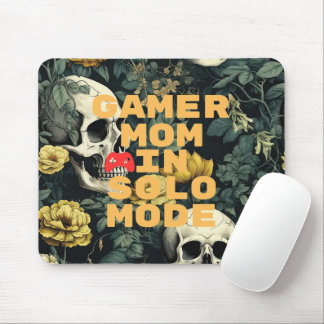 Gamer Mom Solo Mode Gaming Design Mouse Pad