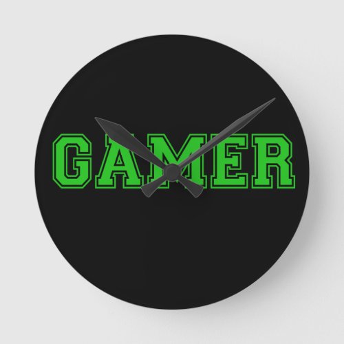 Gamer Most wanted Round Clock