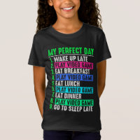 Gamer My Perfect Day Play Video Games