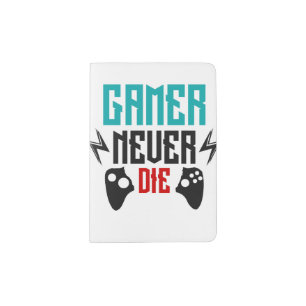 gamer never die passport holder