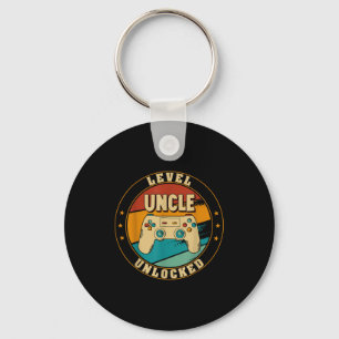 Gamer New Uncle Dad Mom Baby Announcement Pregnanc Keychain