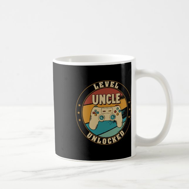 Gamer New Uncle Dad Mom  Coffee Mug (Right)