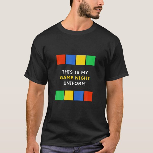 Gamer Night Suit Men And Women Funny T-Shirt (Front)
