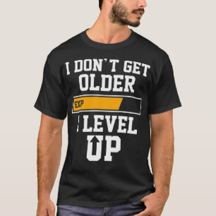 Gamer Old Gamer T Level Up Funny PC Gaming T-Shirt