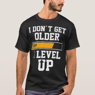 Gamer Old Gamer T Level Up Funny PC Gaming T-Shirt
