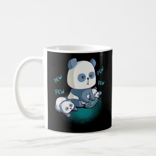 Gamer Parent Mom Dad Child Panda Bear Video Gaming Coffee Mug