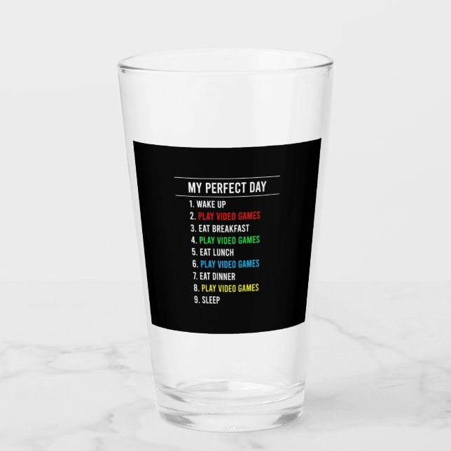 Gamer Perfect Day Glass (Front)