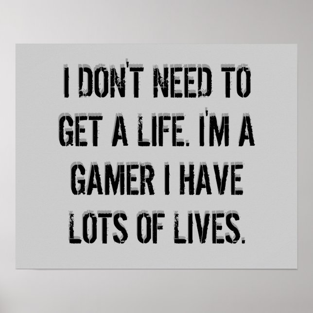 Gamer Poster (Front)