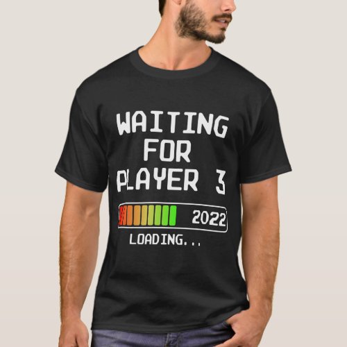 Gamer Pregnancy Announcement 2022 Expectant Dad T_Shirt