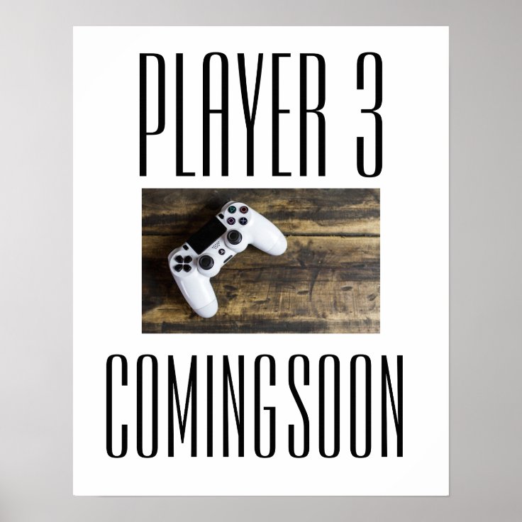 Gamer Pregnancy Announcement Poster | Zazzle