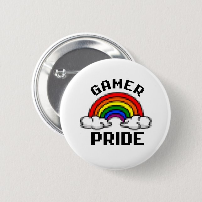 Gamer Pride Button (Front & Back)