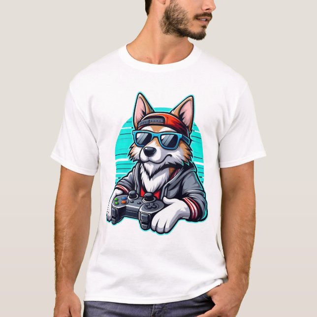 Gamer Pup T-Shirt (Front)