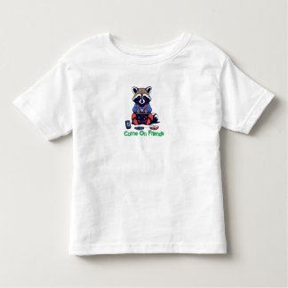 Gamer Raccoon: Level Up with Cuteness Baby T-Shirt