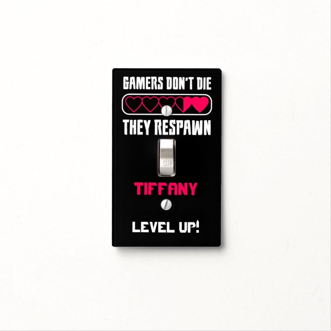 Gamer Respawn Gamer Light Switch Cover (In Situ)