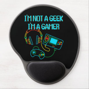 Gamer Retro Neon  Gel Mouse Pad