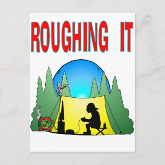 Gamer Roughing It Postcard