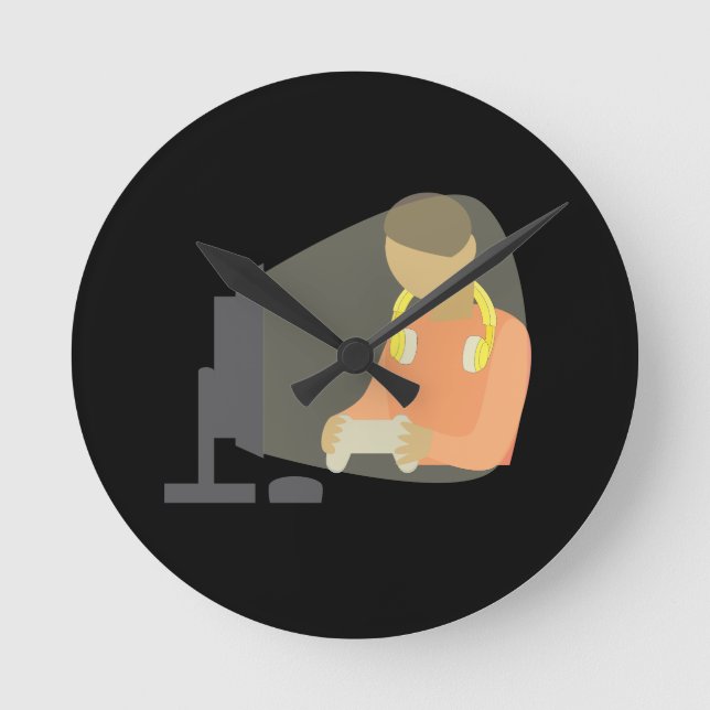 Gamer Round Clock (Front)