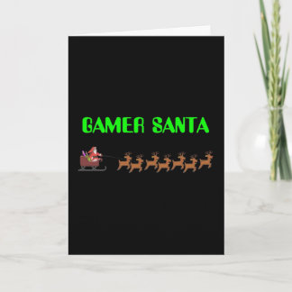 Gamer Santa Holiday Card