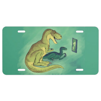 Gamer-Saurus License Plate