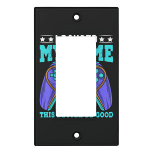 Gamer Shirt Boys Men Kids Teens Paused My Game To  Light Switch Cover