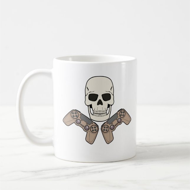 GAMER SKULL Design Mug (Left)