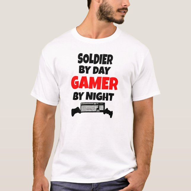 Gamer Soldier T-Shirt (Front)