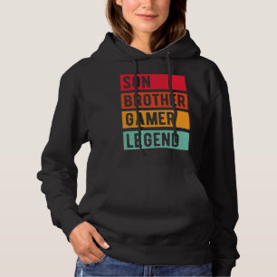 Gamer Son Brother Husband Dad Video Game Legend Hoodie