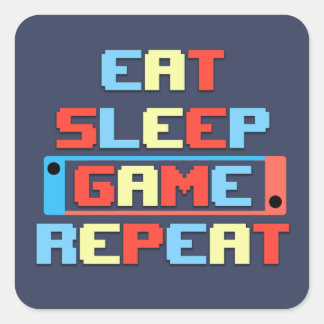 Gamer sticker. Funny gaming sticker