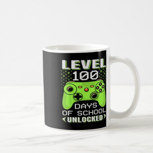 Gamer Student 100th Day Teacher 100 Days Of School Coffee Mug