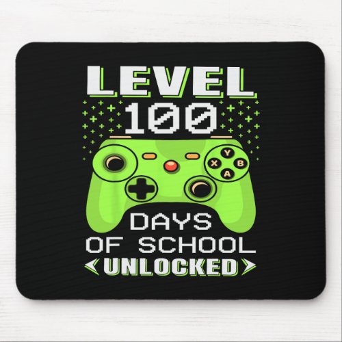 Gamer Student 100th Day Teacher 100 Days Of School Mouse Pad