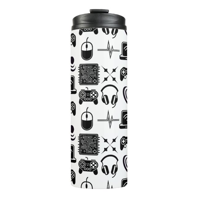 Gamer Themed Thermal Tumbler (Front)