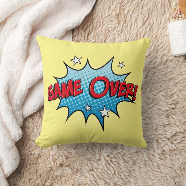 Gamer Throw Pillow (Blanket)
