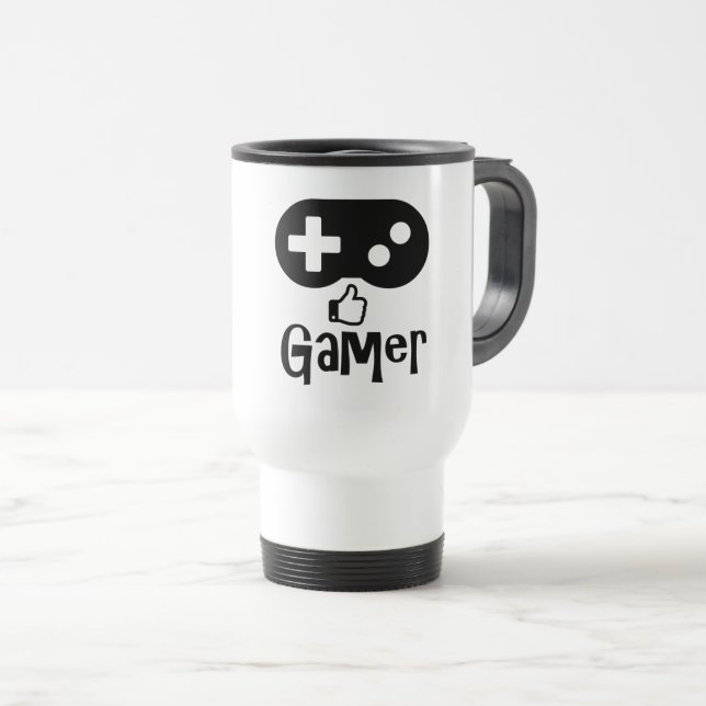 Gamer - Travel/Commuter Mug (Front Right)