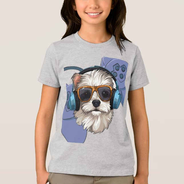 Gamer  Tri-Blend shirt (Front)