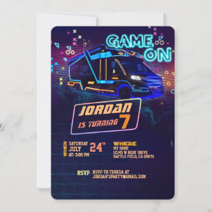 Gamer Truck invitation 
