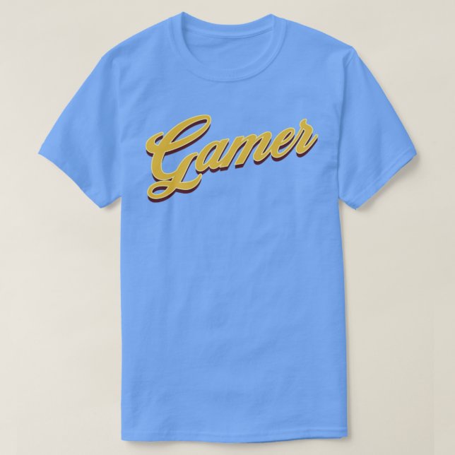 Gamer Typography T-Shirt (Design Front)