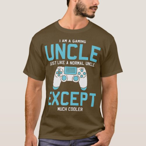 Gamer Uncle Funny Gaming Gifts for Uncles Video T_Shirt