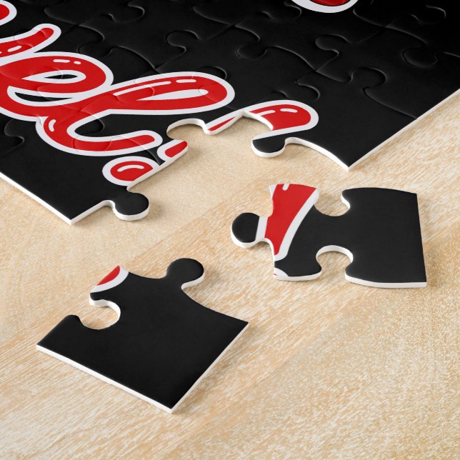 Gamer Valentine Jigsaw Puzzle (Side)