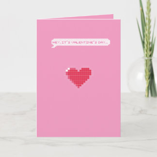 Gamer Valentine's Day - I'll Pause my Game for you Holiday Card