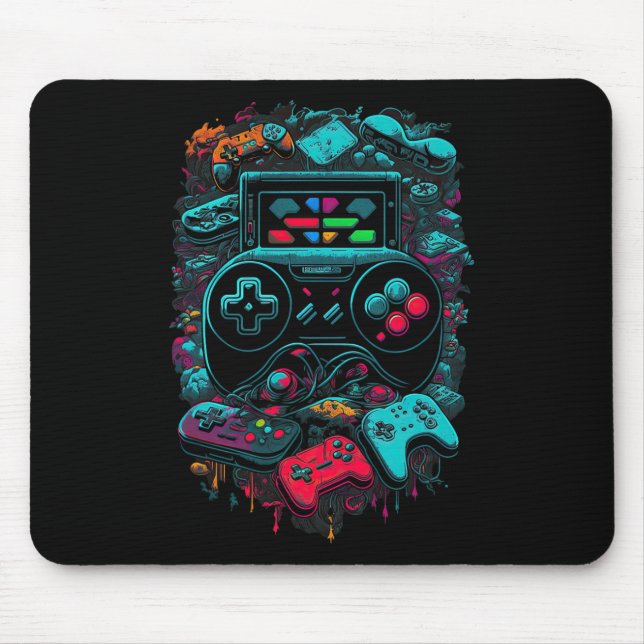 Gamer Video Game Controller 14  Mouse Pad (Front)