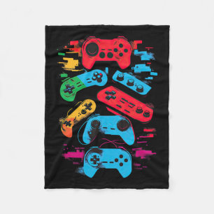 Gamer Video Game Controller 18  Fleece Blanket