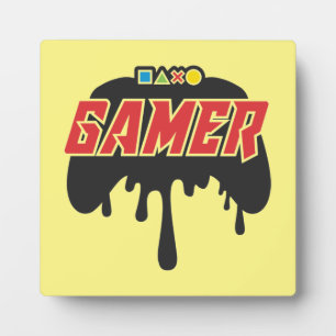 Gamer, Video Game Controller - Gaming Humor Joke P Plaque