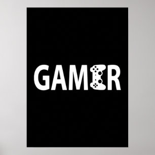 Gamer, Video Game Controller - Gaming Humor Joke Poster