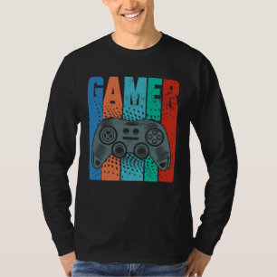 GAMER Video Game Player Gaming Controller Vintage T-Shirt