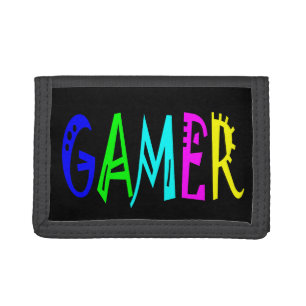 Gamer Video Games Computer Games Gift Tri-fold Wallet