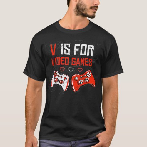 Gamer  Video Games Funny Joystick Graphic  T_Shirt