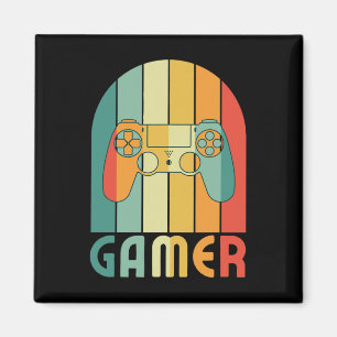 Gamer Video Games Player For Game Player Gamer Dad Magnet