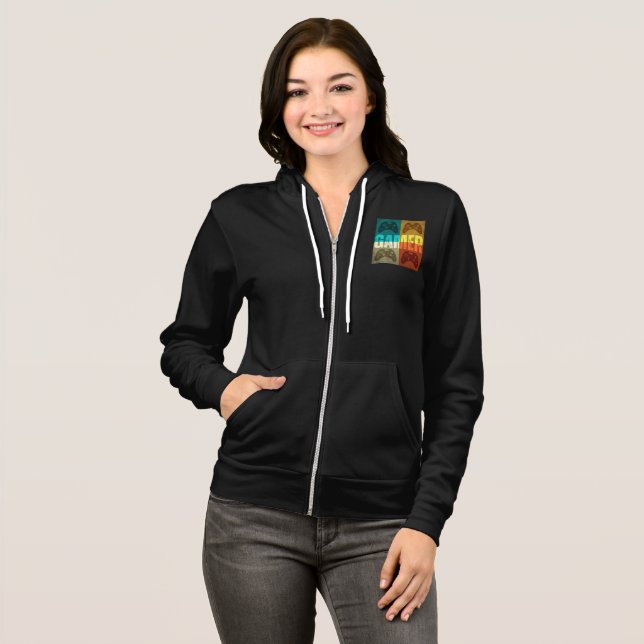 GAMER VINTAGE VIDEO GAME CONTROLLER HOODIE (Front Full)