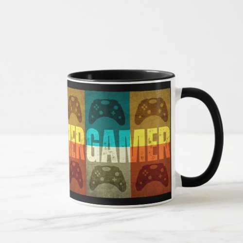 GAMER VINTAGE VIDEO GAME CONTROLLER  MUG