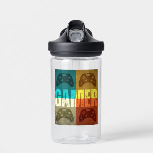 GAMER VINTAGE VIDEO GAME CONTROLLER WATER BOTTLE